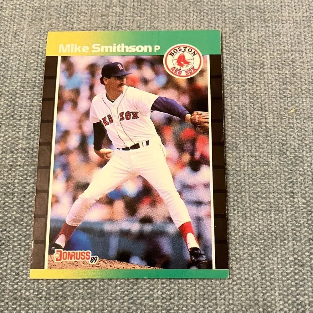 1989 Donruss Boston Red Sox Baseball Card Trading Card